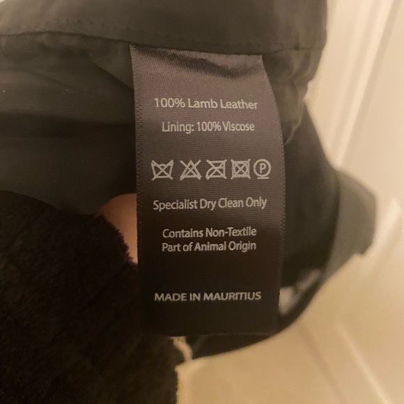 Lab Leather Mini Skirt - Picture 4 of 4